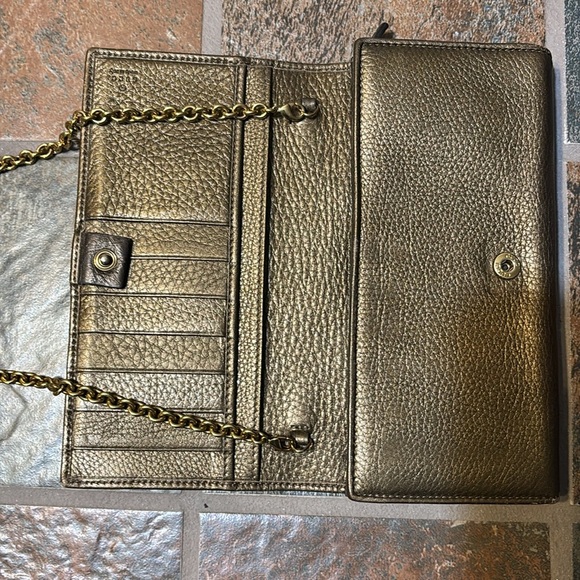 Gucci Marmont Chain Flap Leather Wallet ~ GUC - Picture 4 of 16